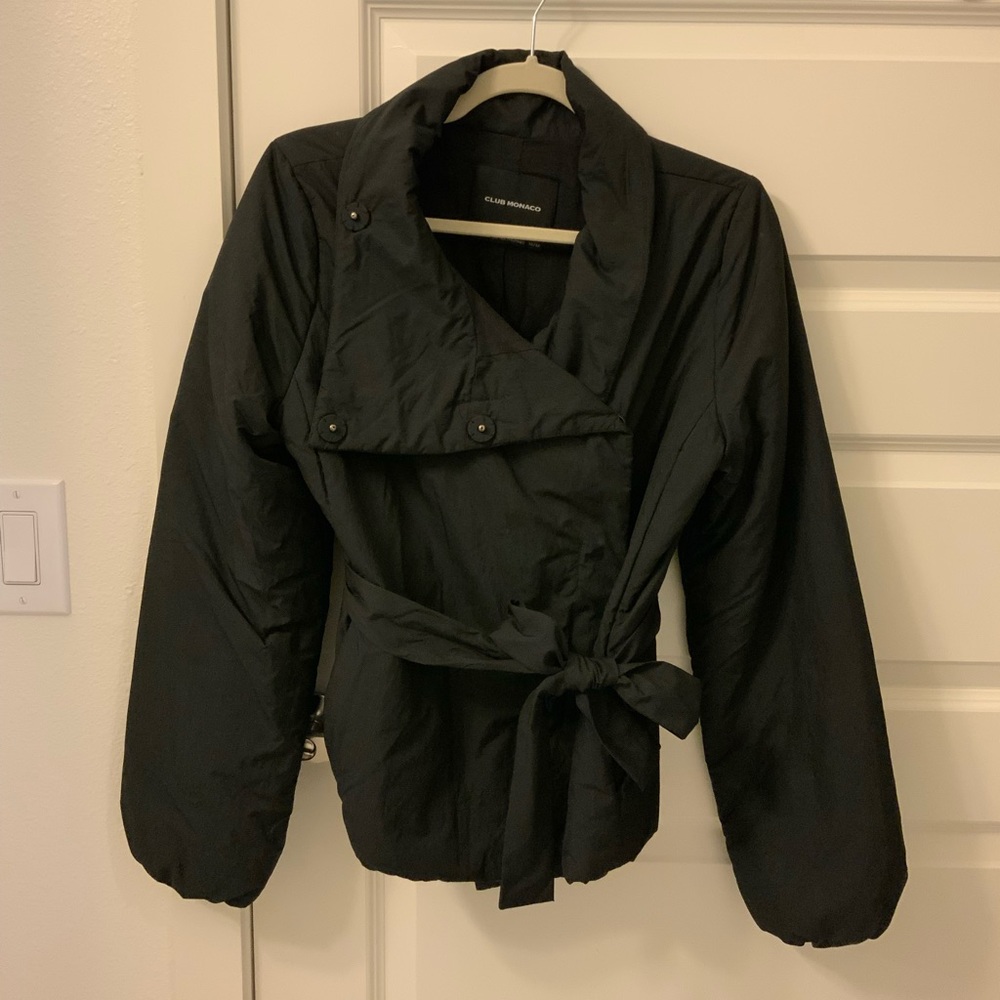 Club Monaco chic black jacket M